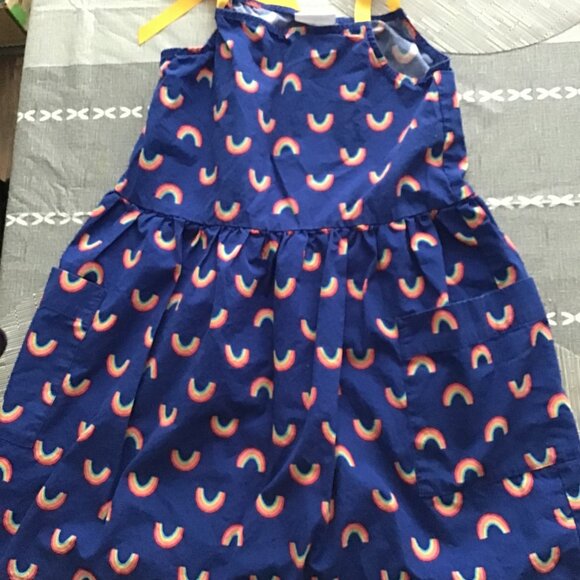 Hanna Andersson Rainbow Sleeveless Dress Size 8